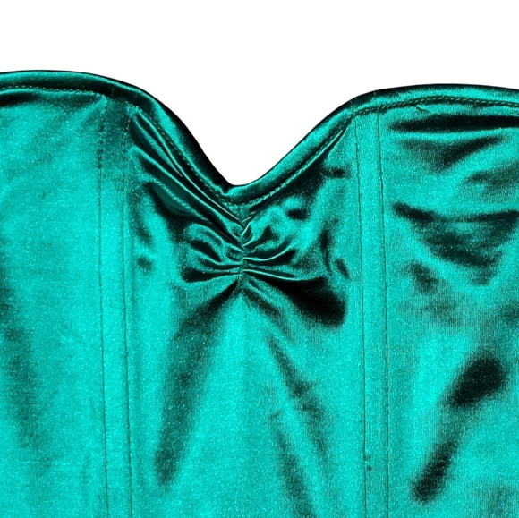 Womens Pink Sleeveless Adjustable Spaghetti Strap Zip Back V-Neck Satin Top - Picture 12 of 15